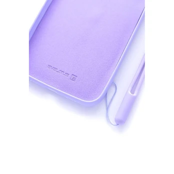 „Evelatus“ Apple iPhone XR minkštas silikoninis dėklas su dirželiu, violetinis