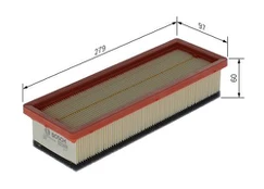 Oro filtras BOSCH F026400036 kaina