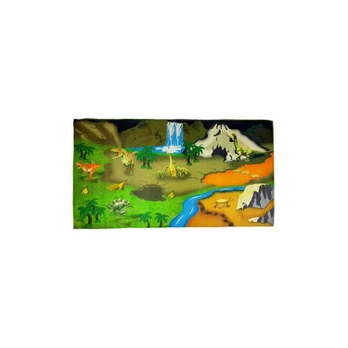 Lean Toys Mokomasis kilimėlis su dinozaurais