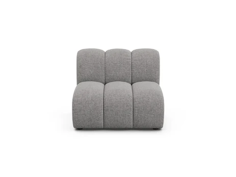 Modul Armless, "Lupine", 1 Seat, 92x95x70, Light Grey