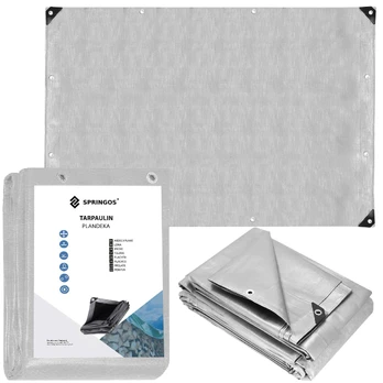Springos GA2150 PLANDEKA 2 X 3 M SZARO-BRĄZOWA