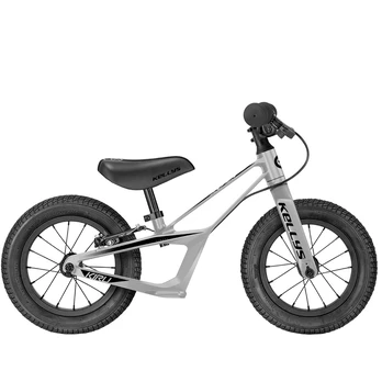 Balansinis dviratis Kellys Kiru Race Raw Silver 12" (sidabrinė)