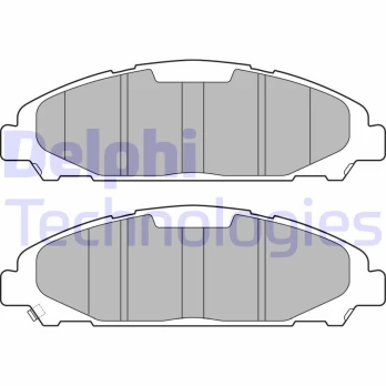 DELPHI LP3255 Brake pad set