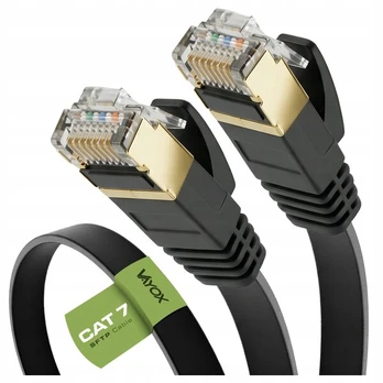 Ethernet kabelis Cat.7 Sftp plokščias 25m, 40 Gb/s