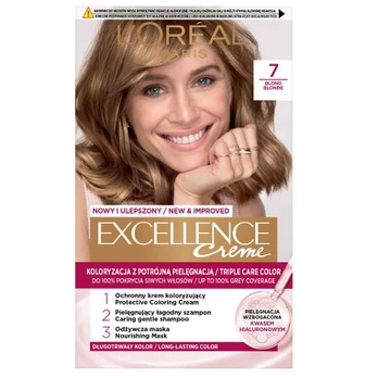Plaukų dažai L’Oréal Paris Excellence Creme, 7 blondinė