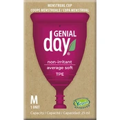 Ekologiška menstruacinė taurelė GENIAL DAY, M dydis kaina