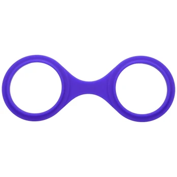 Doc Johnson Merci Silicone Wrist Cuffs Violetinė - Flexible Seamless Design