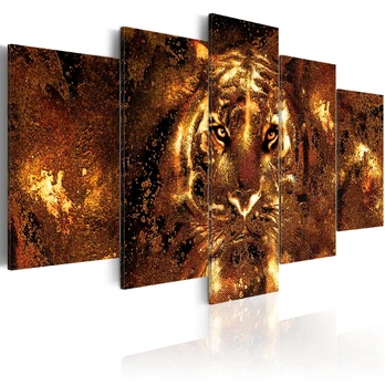 Artgeist Paveikslas - Golden Tiger 100x50