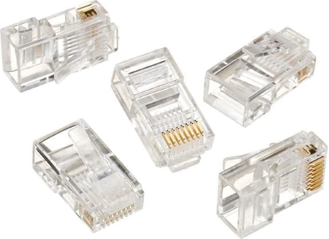 Gembird Cablexpert Modular plug 8P8C for solid LAN cable CAT5, UTP, 10 pcs. per bag