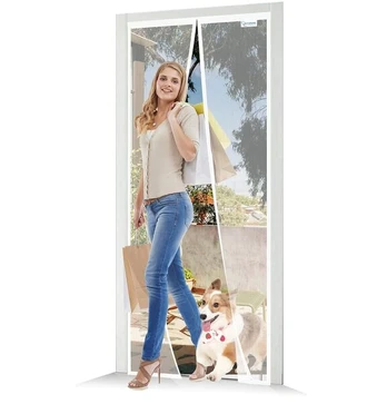 Joy2see magnetinis tinklelis nuo uodų durims 80x220 cm, baltas