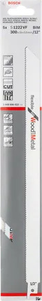 Bosch 5 pjūklo geležtės S 1222 VF