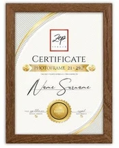 Zep V4721N Certificate Brown 21x29,7 cm