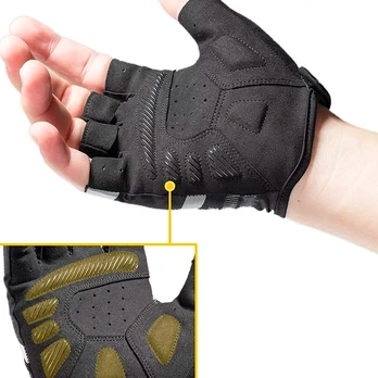 Rockbros S247 XL cycling gloves - juodas