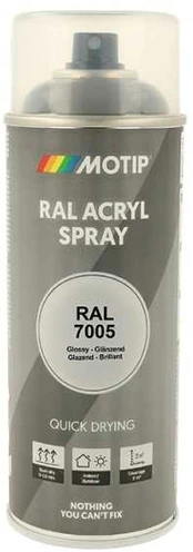 Motip Ral 7005 high gloss pelė pilkas