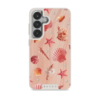 Seashells - Samsung Galaxy S25 Case, Elite Light (Magnetic) / Silver