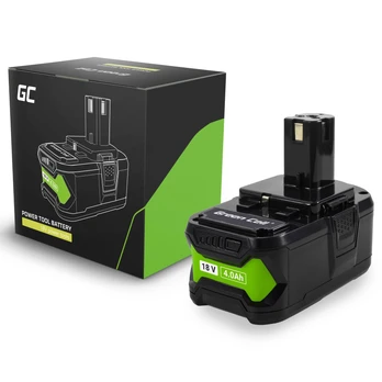 Žalias elementas Ryobi ONE+ 18V 4Ah pakaitinis akumuliatorius RB18L40