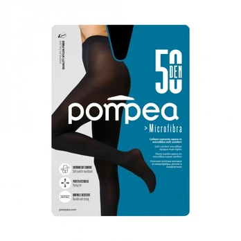 POMPEA MICROFIBRA 50 DEN pėdkelnės