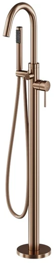 Vonios maišytuvas su dušeliu Besco Veo II, Brushed Copper