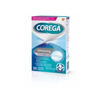 COREGA protezų valymo tabletės WHITE, 30 vnt.