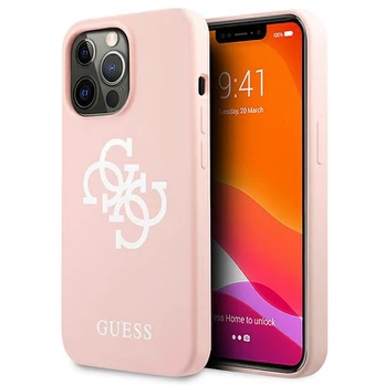 Dėklas Guess GUHCP13XLS4GWPI iPhone 13 Pro Max Rožinis