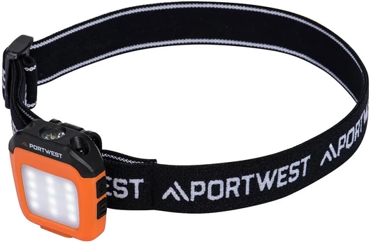 Galvos prožektorius PORTWEST PA74, Pw spalvos: Oranžinis/Juodas