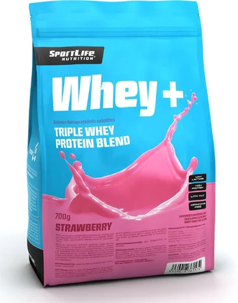 SportLife Whey + Strawberry Whey Protein, 700 g