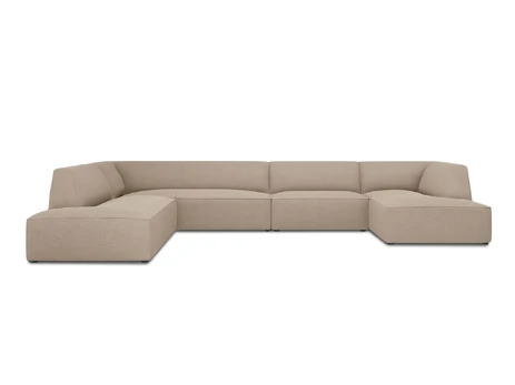 Panoramic Left Corner Sofa, "Siena", 7 Seats, 366x273x69 Made in Europe
