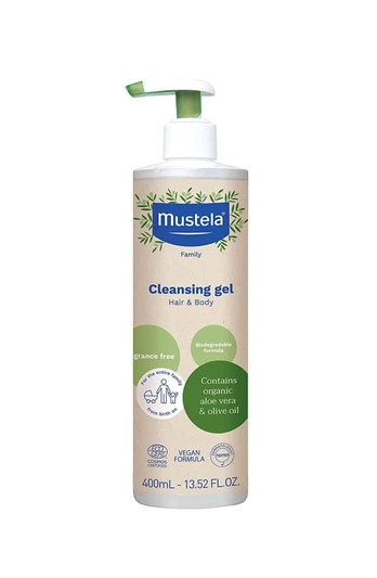 Mustela Bio Cleansing Gel dušo želė, 400 ml