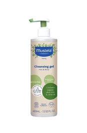 Mustela Bio Cleansing Gel dušo želė, 400 ml kaina