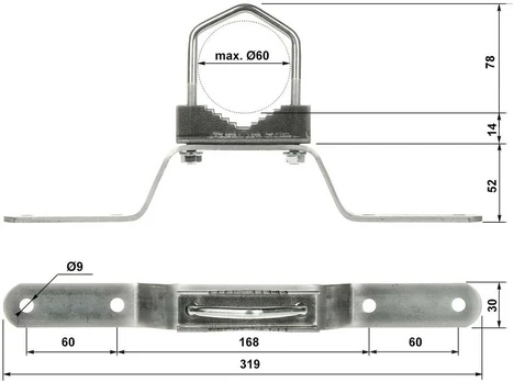 Delta SIENINĖ APKABA OMM-60W6