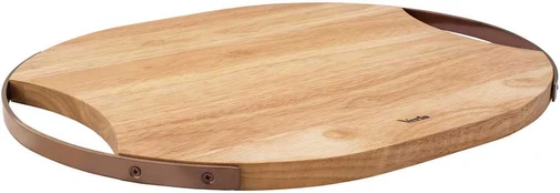 Serving board, 47,6x38 cm, oval, mango