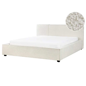 Beliani Lova Boucle MIRANDE 160 x 200 cm, balta