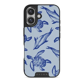 Aquatic Dance - iPhone 16 Plus Case, Elite Dark (MagSafe) / Gunmetal