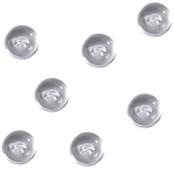 Santex Skaidrūs konfeti karoliukai, 7 mm