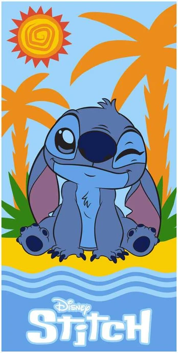 Disney Stitch microfibre beach towel