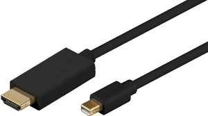 Kabelis MicroConnect Mini DisplayPort, HDMI, 2 m, juoda