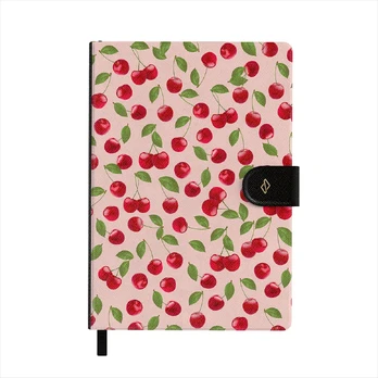 Afternoon Treat - Cherry Notebook, A5 (14.8 x 21cm) / Lined