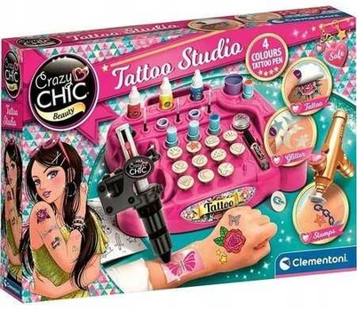 Clementoni Zabawki CLE Crazy Chic Studio tatuażu 18261