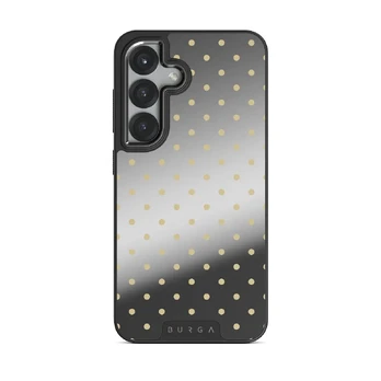 Sorry Busy - Samsung Galaxy S25 Case, Elite Mirror (Magnetic) / Gunmetal