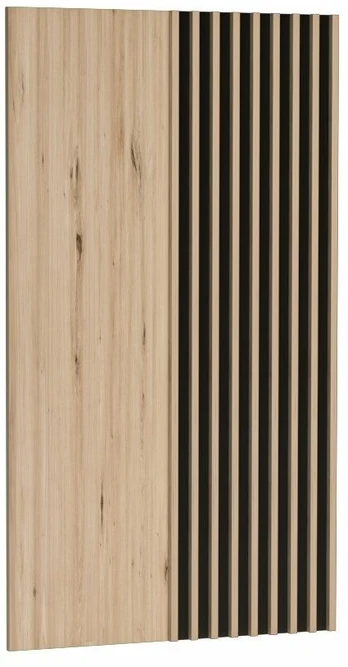 Panelė Moderno C-11, 138 cm, ruda/juoda