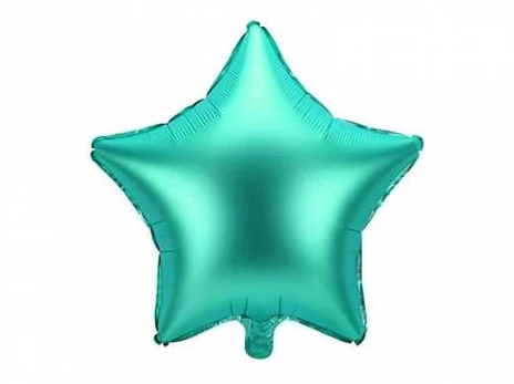 Party Deco Folieballon Stjerne, Grøn mat