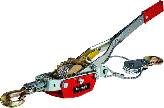 Einhell Hand lever cable TC-LW 2000, cable winch (red)