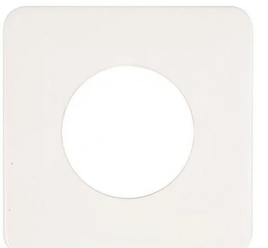 Baltas sienos dangtelis 130x130 mm, 10 vnt.