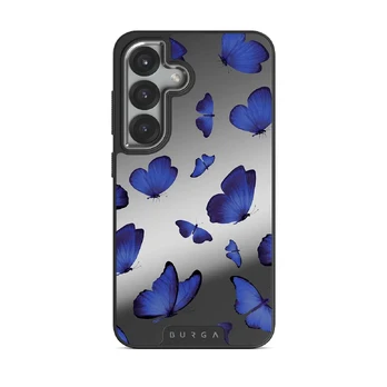 Spring Court - Samsung Galaxy S25 Plus Case, Elite Mirror Dark (Magnetic) / Silver