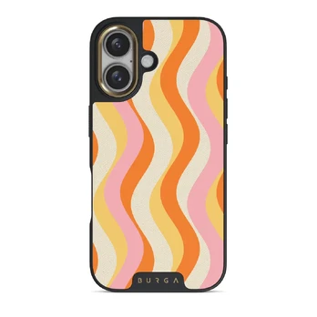 Flower Power - iPhone 16 Plus Case, Elite Dark (MagSafe) / Gold