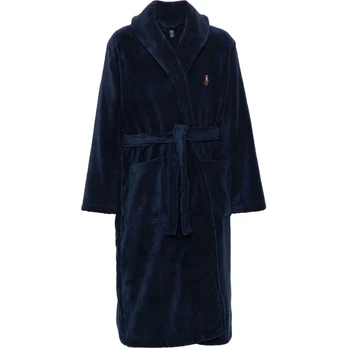 Chalatas vyrams, Mėlyna, L/s shawl-sleep-robe