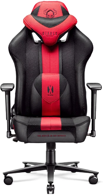 Gaming Chair Diablo X-Player 2.0 Textile King Size: crimson-anthracite