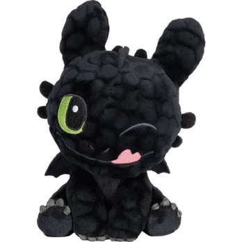 Pliušinis žaislas Schmidt How to Train Your Dragon Toothless, juodas, 18 cm