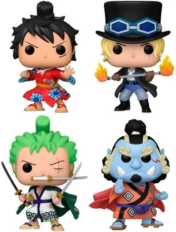 Funko POP pack 4 figures One Piece Exclusive