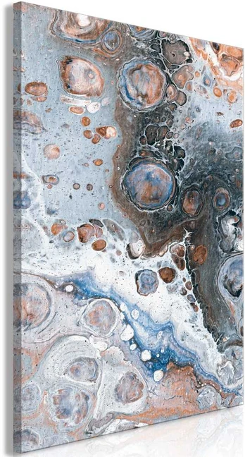 Artgeist Paveikslas - Mėlyna Sienna Marble (1 Part) Vertical